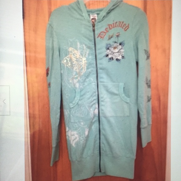 Christian audigier hood sweatshirt Ed hardy sz xs - Picture 1 of 4